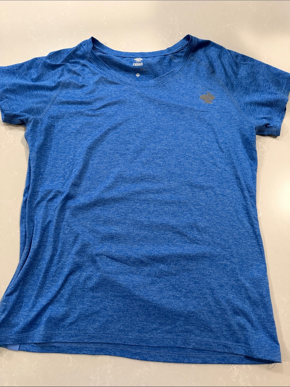 LG Blue Heather Tee with White Logo